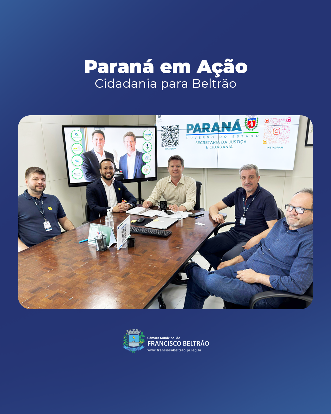 Francisco Beltrão pode receber o programa "Paraná em Ação" em 2025